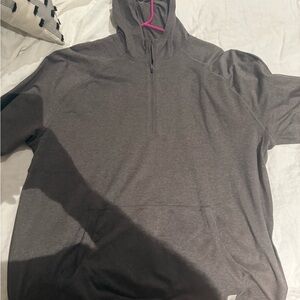 Vuori Gray/Brown Heather ponto Zip Up Sweater XL Men